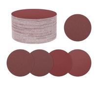 Kozelo 100 Pack Sanding Disc Kit 25mm 1 Inch 40/60/120/180/240 Grit Hook and Loop Random Orbital Sandpaper for Drywall Sander Wood Metal