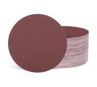 Kozelo 100 Pcs Sanding Discs 25 mm 1200 Grit Hook and Loop Random Orbital Sandpapers Suitable for Drywall Sander Wood Metal Furniture, Red