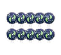 Kozelo 10pcs Circular Saw Blade - [6-1/2 Inch x 40 Teeth x 5/8 Inch Arbor] Tungsten Carbide Tipped Table Miter Saw Blades with Washer Adapters for Wood Aluminum Soft Metal Use