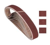 Kozelo 12 Pcs Sanding Belts 25mm x 1067mm 80/120/150 Grit Aluminum Oxide Abrasive Sandpaper for Belt Sander Metal Grinding Wood Working Weld Rust Removal