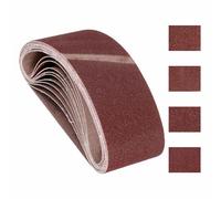 Kozelo 16 Pcs Sanding Belts 100mm x 610mm 80/120/150/240 Grit Aluminum Oxide Abrasive Sandpaper for Belt Sander Metal Grinding Wood Working Weld Rust Removal