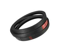 Kozelo 1pcs A-1100 Drive V-Belts - [1130mm Pitch Length x 13mm Width x 8mm Thickness] A-Section Rubber Transmission Belt for Drive Systems, Black