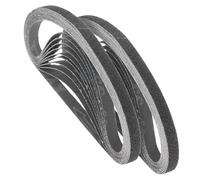 Kozelo 20 Pcs Sanding Belt, 10 x 330mm 80/120/240/320/400 Grits Silicon Carbide Abrasive Belt Sander Paper Suitable for Belt Sander Metal Grinding Wood Working and Weld Rust Removal