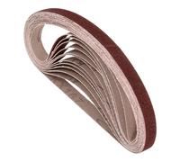 Kozelo 20 Pcs Sanding Belts 13mm x 305mm 120 Grit Aluminum Oxide Abrasive Sandpaper for Belt Sander Metal Grinding Wood Working Weld Rust Removal