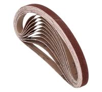 Kozelo 20 Pcs Sanding Belts 13mm x 457mm 100 Grit Aluminum Oxide Abrasive Sandpaper for Belt Sander Metal Grinding Wood Working Weld Rust Removal