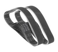 Kozelo 20 Pcs Sanding Belts 25 x 762mm 320/400 Grit Silicon Carbide Abrasive Belt Sander Paper for Metal Grinding, Wood Working Deburring, Weld Rust Paint Removal