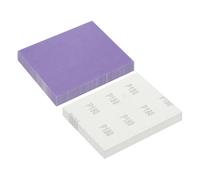 Kozelo 20pcs Sand Papers - [114 x 140mm x 180 Grits] Hook & Loop Backing Sandpaper Sheets for Metal Auto Wood Polishing and Scratches Removing, Alumina Abrasive Purple