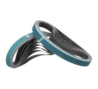 Kozelo 24 Pack Sanding Belt, 1 x 30 Inch 24/36/60/100 Grits Zirconia Abrasive Belt Sander Paper Suitable for Belt Sander Metal Grinding Wood Working and Weld Rust Removal