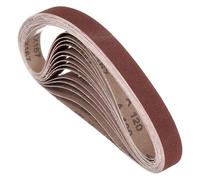 Kozelo 24 Pcs Sanding Belts 19mm x 305mm 120 Grit Aluminum Oxide | Belt Sander Paper for Belt Sander Metal Grinding Wood Working Weld Rust Removal