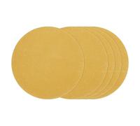 Kozelo 25 Pcs Sanding Discs 76 mm 320 Grit Hook and Loop Random Orbital Sandpapers Suitable for Drywall Sander Wood Metal Furniture, Yellow