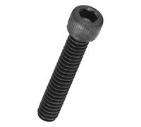 Kozelo 25pcs Socket Head Cap Screws - [1/4"-20 x 1-1/4"] UNC 304 Stainless Steel Allen Socket Drive for Electrical Motor 3D Printing Fan Engine Replacement Use, Black