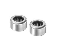 Kozelo 2pcs HK101610 Needle Roller Bearings - [10mm x 16mm x 10mm] Open End for Gearbox Use, Chrome Steel Rollers