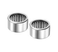 Kozelo 2pcs HK2216 Needle Roller Bearings - [22mm x 28mm x 16mm] Open End for Gearbox Use, Chrome Steel Rollers