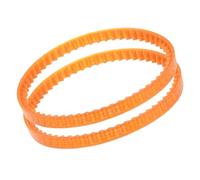 Kozelo 2Pcs MB240 Standard Sewing Machine Motor Belts - [240mm Girth x 4mm Thickness ] Polyurethane Motor Drive V-Belt for Household Electric Sewing Machine Use, Single Tooth, Orange