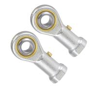 Kozelo 2pcs PHS8 Rod End Bearing - [8mm Bore M8 Left Hand Female Thread], Suitable for Automation Equipment, #45 Steel, Chrome Steel