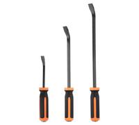 Kozelo 3 Pcs Pry Bar, 210/310/425 mm Mechanic Hand Tools Black Orange