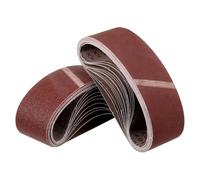 Kozelo 40 Pack Sanding Belt, 60 x 260mm 40/60/80/120 Grits Aluminum Oxide Abrasive Belt Sander Paper Suitable for Belt Sander Metal Grinding Wood Working and Weld Rust Removal