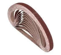 Kozelo 40 Pcs Sanding Belts 13mm x 457mm 60 Grit Aluminum Oxide | Belt Sander Paper for Belt Sander Metal Grinding Wood Working Weld Rust Removal