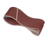 Kozelo 5 Pcs Sanding Belts 152mm x 2260mm 80 Grit Aluminum Oxide Abrasive Sandpaper for Belt Sander Metal Grinding Wood Working Weld Rust Removal