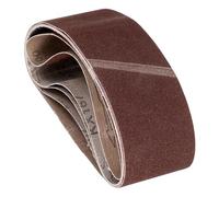 Kozelo 5 Pcs Sanding Belts 64mm x 356mm 100 Grit Aluminum Oxide Abrasive Sandpaper for Belt Sander Metal Grinding Wood Working Weld Rust Removal