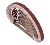 Kozelo 50 Pcs Sanding Belts 13mm x 457mm 60 Grit Aluminum Oxide Abrasive Sandpaper for Belt Sander Metal Grinding Wood Working Weld Rust Removal