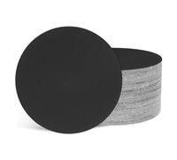 Kozelo 50 Pcs Sanding Discs 125 mm 240 Grit Hook and Loop Orbital Sandpaper Suitable for Metal Wood Furniture DIY Grinding and Polishing, Black
