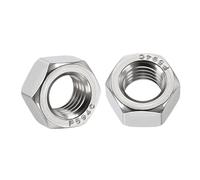 Kozelo 50pcs Hex Nuts - [1/2"-13] 304 Stainless Steel 18-8 (A2-70) Hardware Nuts for Mechanical Repair & Assembly, Standard Metric Coarse Thread Nut, Bright Finish, Silver