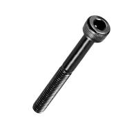 Kozelo 50pcs Socket Head Cap Screws - [M4-0.7 x 35mm] Alloy Steel Black Oxide Grade 12.9 Internal Hex Screw Full Thread for Industrial & Machinery Use, Black