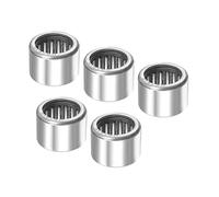 Kozelo 5pcs HK1616 Needle Roller Bearings - [16mm x 22mm x 16mm] Open End for Gearbox Use, Chrome Steel Rollers