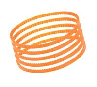 Kozelo 5Pcs MB360 Standard Sewing Machine Motor Belts - [360mm Girth x 4mm Thickness ] Polyurethane Motor Drive V-Belt for Household Electric Sewing Machine Use, Single Tooth, Orange