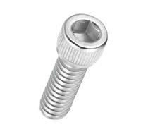 Kozelo 5pcs Socket Head Cap Screws - [3/8"-16 x 1-1/4"] UNC 304 Stainless Steel Allen Socket Drive for Electrical Motor 3D Printing Fan Engine Replacement Use, Silver