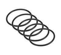 Kozelo 5Pcs Universal Sewing Machine Motor Stretchable Belt - [ 10"(251mm) Perimeter x 3/16" (5mm) Thick] Nitrile Rubber Round Belt for Household Sewing Machines Accessories Use, Black
