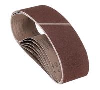 Kozelo 8 Pcs Sanding Belts 100mm x 915mm 80 Grit Aluminum Oxide Abrasive Sandpaper for Belt Sander Metal Grinding Wood Working Weld Rust Removal