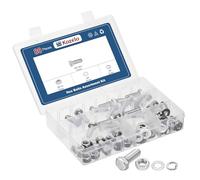 Kozelo 80Pcs Hex Head Screw Nut Washer Kit-3/8"-16x1" 304 SS