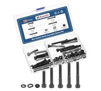 Kozelo 80pcs M6 Socket Head Cap Screws Bolts Nuts Assortment Kit - [M6x30/35/40/45/50mm] Alloy Steel Fully Threaded Black Oxide 12.9 Internal Hex Screw for 3D Printer Use