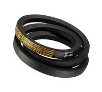 Kozelo B-48 Rubber V-Belts - [48 Inch Pitch Girth] Wrapped B Section Industrial Power Drive Belt for Transmission Use, 5/8 Inch Width 13/32 Inch Thick
