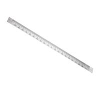 Kozelo Center Finding Ruler - [110mm-0-110mm] Tape Adhesive Aluminum Centering Ruler with Holes Fixed for Measuring Symmetry Wood Crafts Fabrics Use, From The Middle
