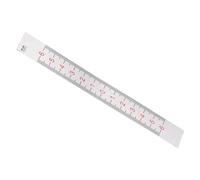 Kozelo Center Finding Ruler - [60mm-0-60mm] Tape Adhesive Aluminum Centering Ruler with Holes Fixed for Measuring Symmetry Wood Crafts Fabrics Use, From The Middle