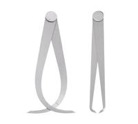 Kozelo Firm Joint Inside Outside Caliper Set - [6 Inch] Stainless Metal Firm Friction Joint Measurement Tool for Size Measuring Use, Silver Tone