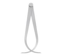 Kozelo Firm Joint Outside Caliper - [10 Inch] Stainless Metal Firm Friction Joint Measurement Tool for Size Measuring Use, Silver Tone