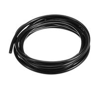 Kozelo High-Performance Urethane Round Belting - [10ft(3 M) Length x 6mm Diameter] PU Transmission Belt Polyurethane Belt for Drive Transmission Use, Black