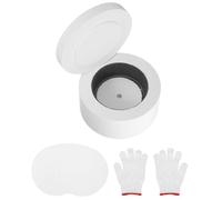 Kozelo Large Microwave Kiln with 50 Pcs Round Kiln Papers, 1 Pair Gloves