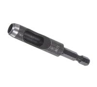 Kozelo Leather Hole Punch Tool - [5/16" x 1/4" Shank] Extension Hex Shank Drill Bit Carbon Steel Hollow Puncher for Fabric Leathercraft Belts Use, 105mm Length