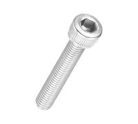 Kozelo Socket Head Cap Screws M5-0.8x30mm 304 Stainless Steel Silver 25pcs