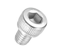 Kozelo Socket Head Cap Screws M5-0.8x6mm 304 Stainless Steel Silver 50pcs
