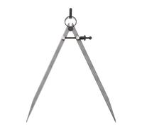 Kozelo Spring Joint Caliper - [12 Inch] Carbon Steel Spring Divider Caliper with Solid Nut for Metalworking Drawing Use, Flat Leg
