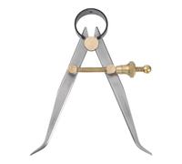 Kozelo Spring Joint Caliper - [4 Inch] Carbon Steel Spring Inside Caliper with Brass Fulcrum for Metalworking Drawing Use, Hardened Points