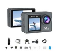 Kozenix Action Camera - 5K 30fps Waterproof Dual Screen Sports Cam
