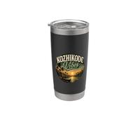 Kozhikode Vibes Vintage Kerala Backwaters Stainless Steel Insulated Tumbler