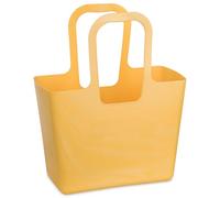 Koziol Bag XL Robust Shopper - Durable Stable Waterproof Easy Care Shopping Office Travel Picnic Storage, Artflow Yellow, XL